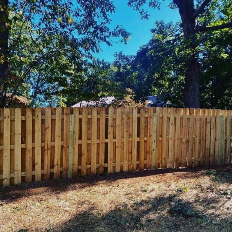 Wood Fence in Charlotte