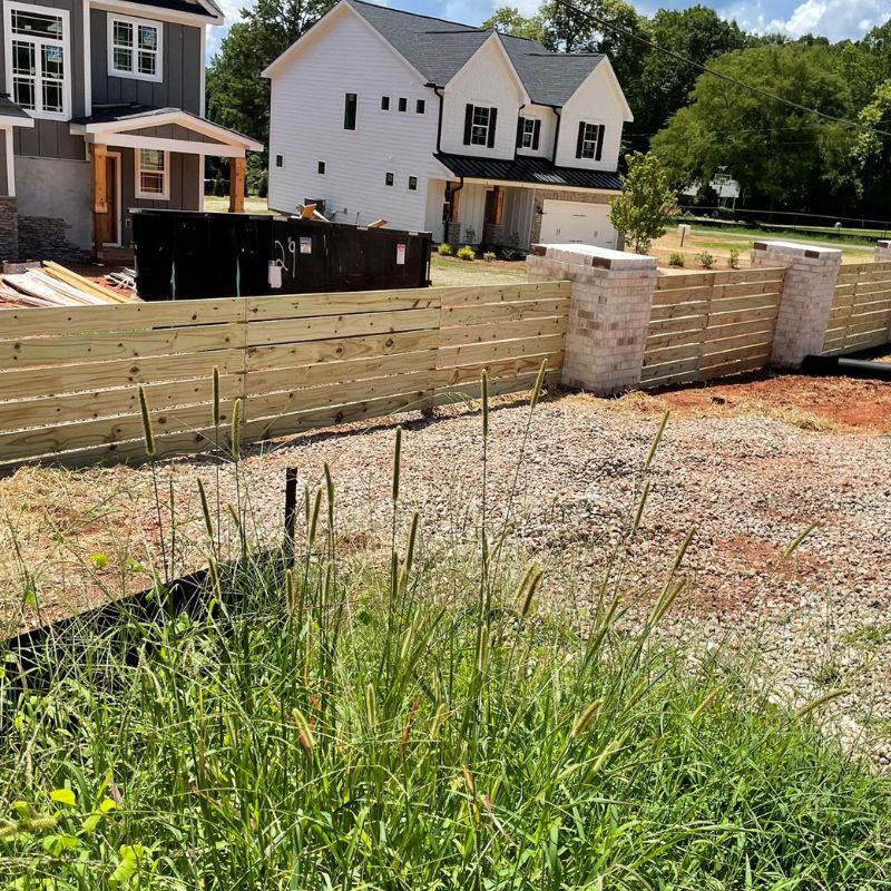 Custom fence wood in Charlotte